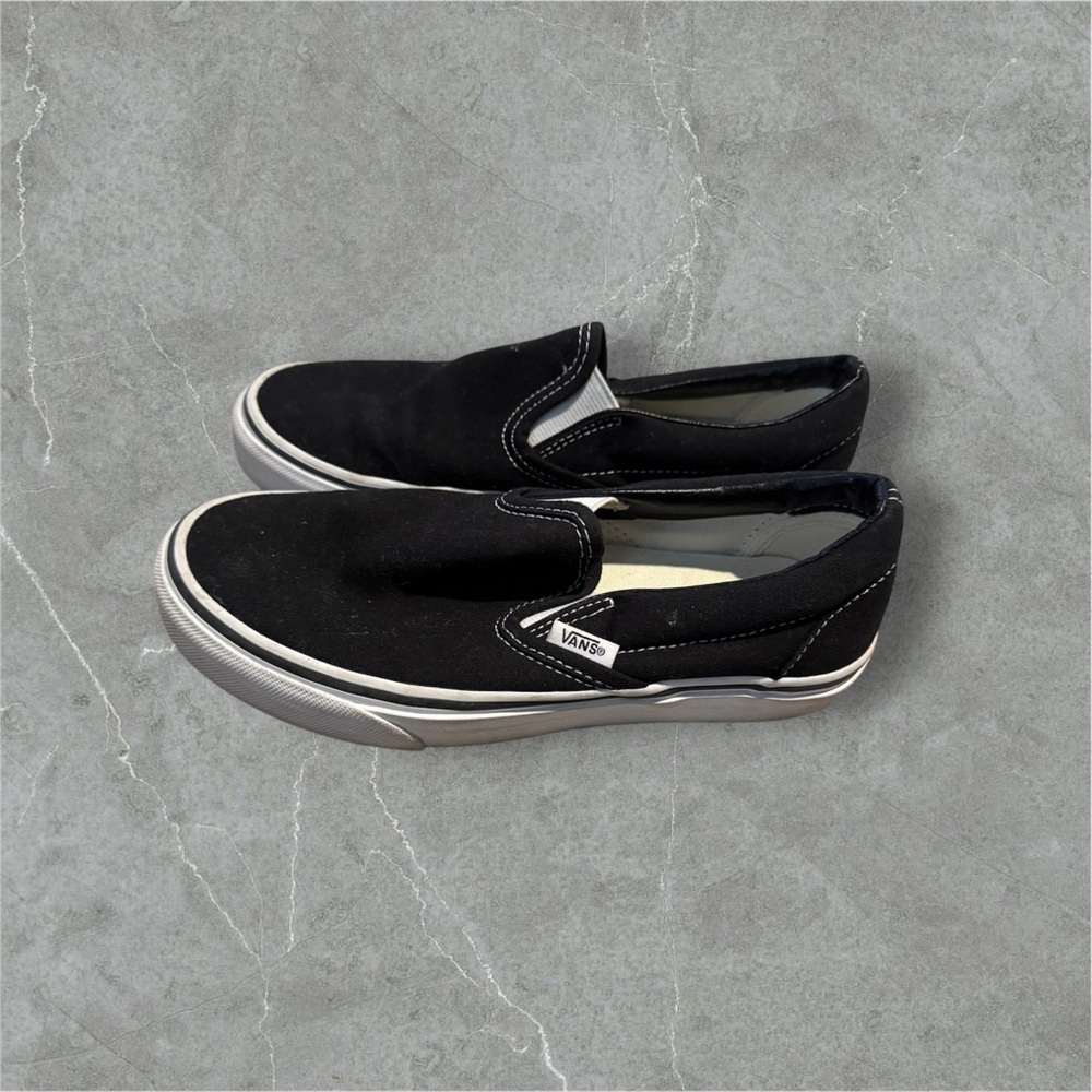 Vans Black And White Slip-On Women’s Shoes